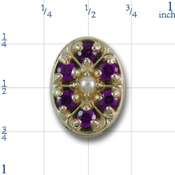 r316t Sapphire Bracelet Slide 